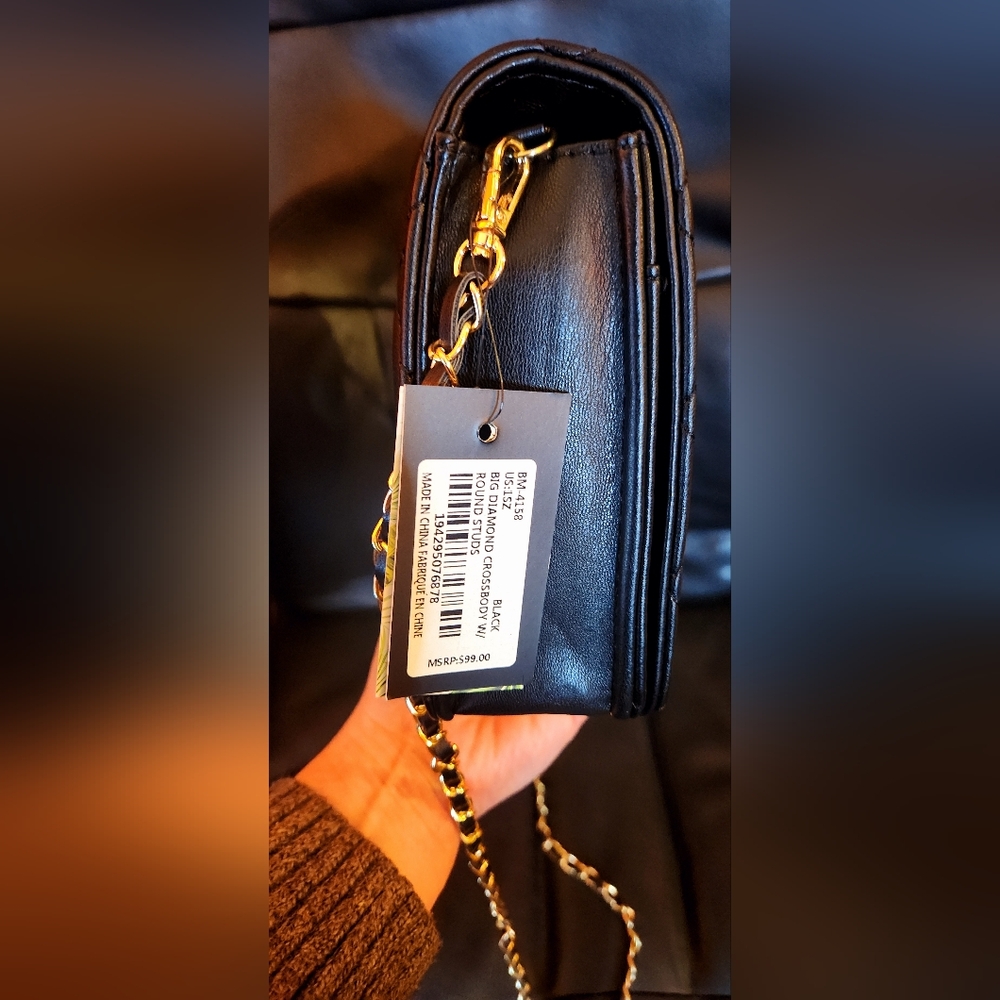 Badgley Mischka Diamond Quilt Crossbody Bag - NWT - Picture 9 of 16